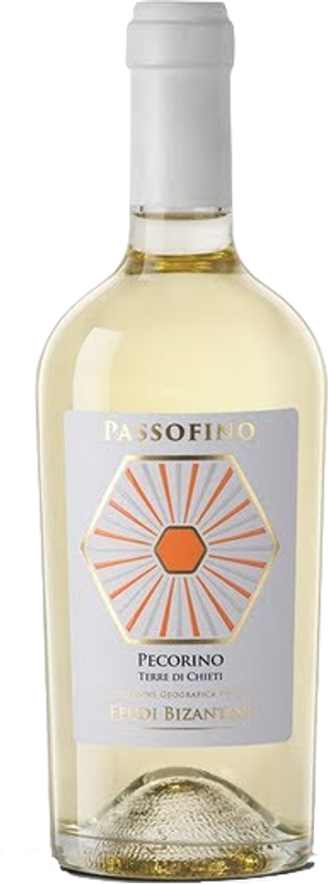 Bouteille de Pecorino Terre di Chieti IGP Passofino de Feudi Bizantini