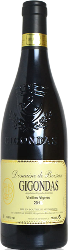 Bottle of Gigondas Vieilles Vignes AOC from Domaine de Boissan