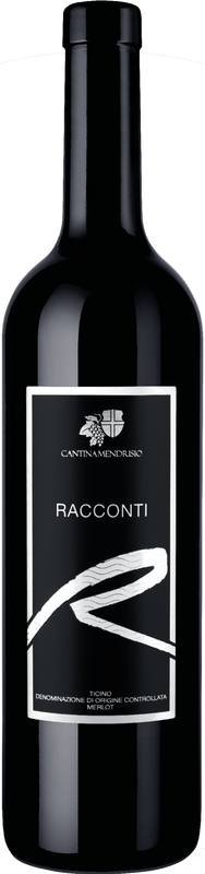 Flasche Racconti - Ticino DOC Merlot von Cantina Mendrisio