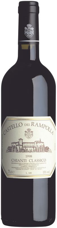 Bottle of Chianti Classico DOCG from Castello dei Rampolla