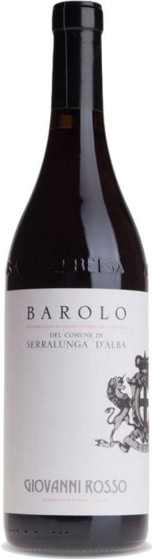 Bottiglia di Barolo DOCG Serralunga d'Alba Giovanni Rosso di Giovanni Rosso