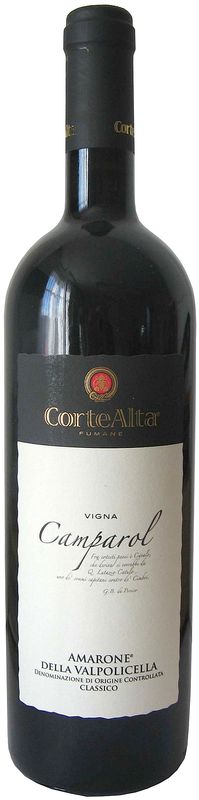 Bottle of Amarone della Valpolicella Classico DOC Camparol from Corte alta Fumane