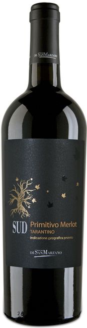 Image of Cantine San Marzano SUD Primitivo Merlot Salento IGP - 75cl - Apulien, Italien bei Flaschenpost.ch
