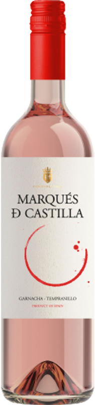 Bottle of Marques de Castilla Rose Joven Garnacha-tempranillo Do from Bodegas Cristo de la Vega