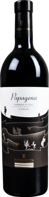 Bottle of Barbera d'Alba Papagena from Fontanafredda