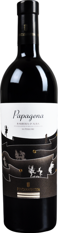 Bouteille de Barbera d'Alba Papagena de Fontanafredda