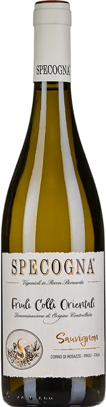 Bottle of Sauvignon Colli Orientali del Friuli DOC from Azienda Agricola Specogna