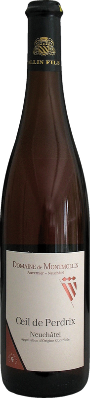 Bottle of Oeil-de-Perdrix from Domaine de Montmollin