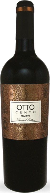 Bouteille de OttoCento Primitivo Salento IGP de Cigno Moro