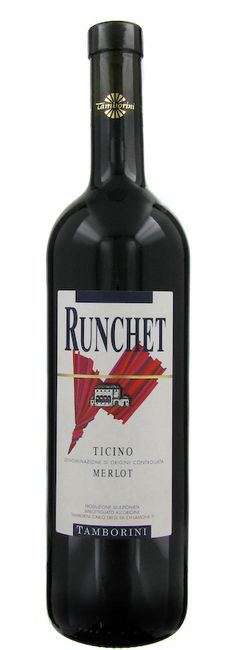Image of Tamborini Runchet Merlot del Ticino DOC - 20cl - Tessin, Schweiz bei Flaschenpost.ch