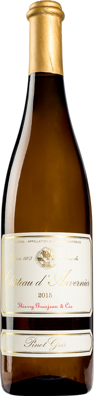 Bottle of Pinot Gris Sélection Tradition AOC from Château d'Auvernier