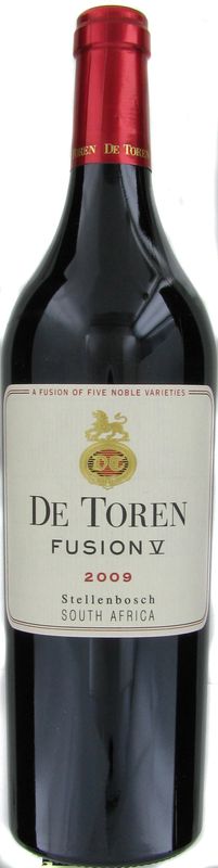 Bottle of Fusion V from De Toren