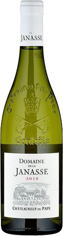 Bottiglia di Châteauneuf-du-Pape Blanc AOC di Domaine de la Janasse