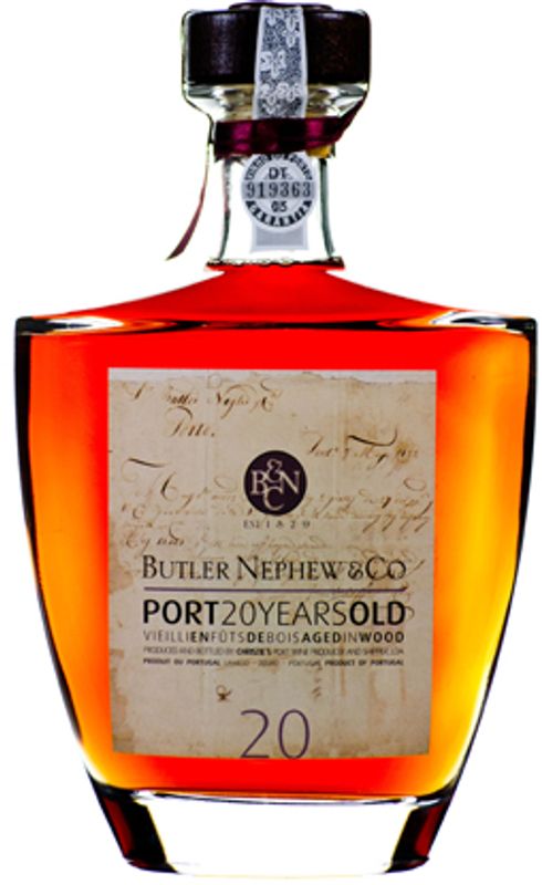 Flasche Port 20 Years Old von Butler Nephew & Co