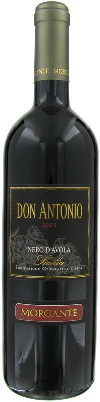 Bottiglia di Don Antonio Sicilia Nero d'Avola Riserva IGT di Morgante