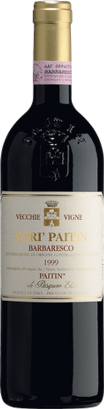 Bottiglia di Barbaresco Sorì Vecchie Vigne DOCG di Pasquero Elia