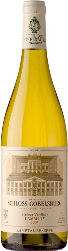 Bouteille de Gruner Veltliner Lamm de Weingut Schloss Gobelsburg