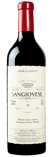 Image of Frank & Serafico Sangiovese Maremma Toscano Rosso DOC - 75cl - Toskana, Italien bei Flaschenpost.ch