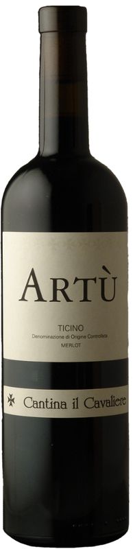 Bottiglia di Artu Merlot Ticino DOC di Cantina il Cavaliere