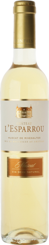 Bottiglia di Chateau L'Esparrou Muscat de Rivesaltes AOC di Bonfils