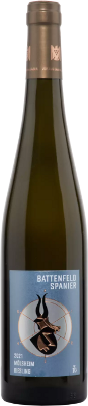 Bottle of Riesling Trocken Molsheim from Weingut Battenfeld Spanier
