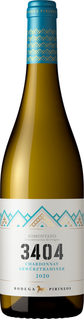 Image of Bodegas Pirineos 3404 Chardonnay, Gewürztraminer Somontano DO - 75cl - Somontano, Spanien bei Flaschenpost.ch