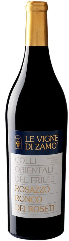 Bottiglia di Ronco dei Roseti DOC Colli Orientali Friuli Rosso di Le Vigne di Zamò