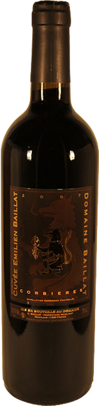 Bottle of Cuvée Emilien Baillat AOC from Domaine Baillat