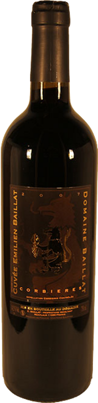 Bouteille de Cuvée Emilien Baillat AOC de Domaine Baillat