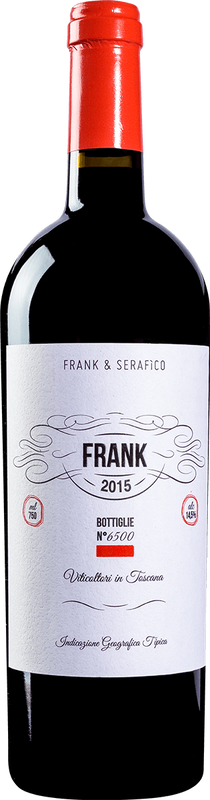 Bottle of Frank Toscano Rosso IGT from Frank & Serafico