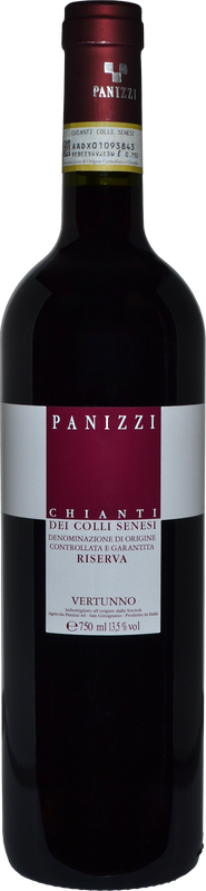 Flasche Vertunno Riserva Colli Senesi Chianti DOCG von Panizzi