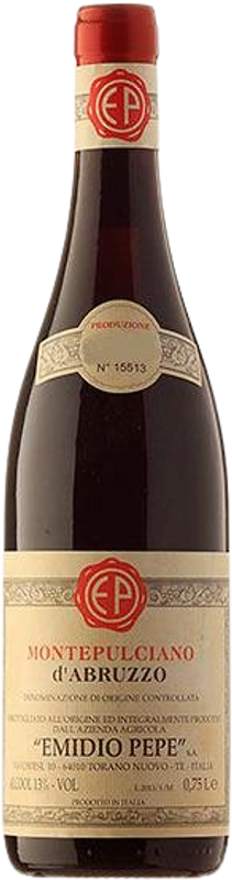 Bottle of Montepulciano d'Abruzzo DOC - decanted from Emidio Pepe