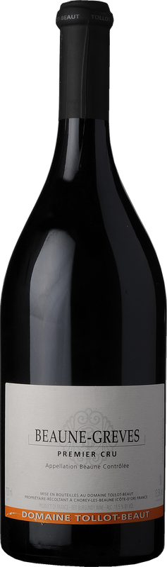 Bottiglia di Beaune 1er cru AOC rouge Les Greves di Domaine Tollot-Beaut