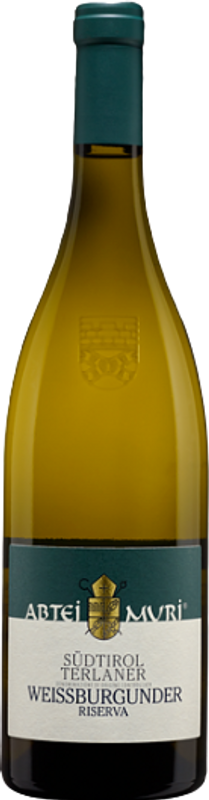 Bottiglia di Abtei Muri Weissburgunder Riserva Südtirol Terlaner DOC di Klosterkellerei Muri/Gries