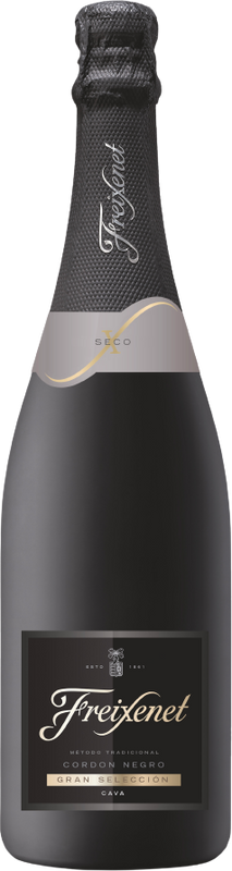 Bottle of Cordon Negro Seco Cava DO from Freixenet