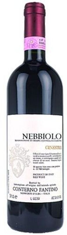 Bottle of Nebbiolo Langhe DOC Ginestrino from Conterno Fantino