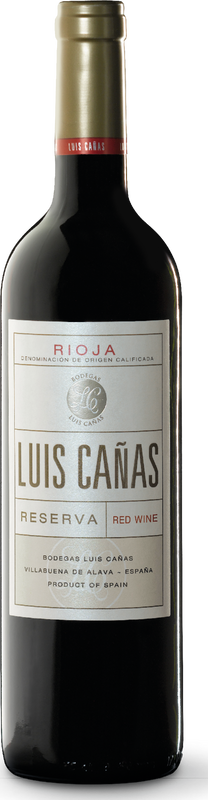 Bottle of Rioja Reserva DOCa from Luis Cañas