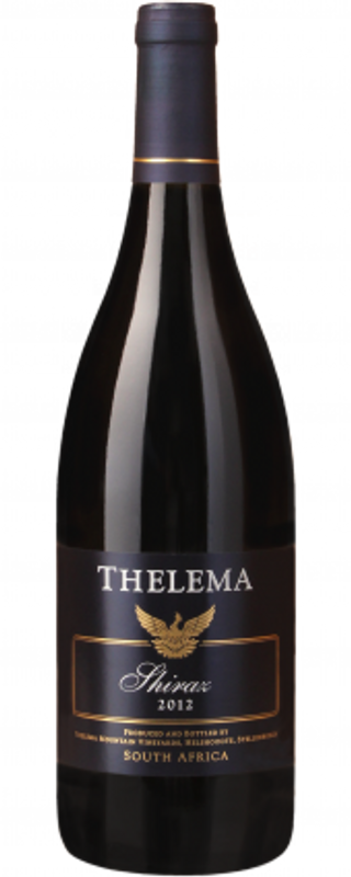 Bottle of Shiraz from Thelema Mountain Vineyards