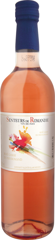 Bottle of Rosé Gamay Caves S. Valentin Vin du Pays Romand from Caves Saint-Valentin