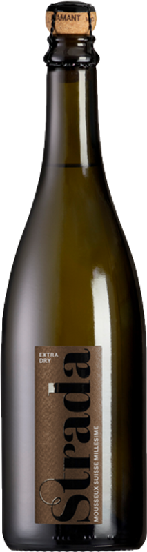Bouteille de Extra Dry Vin Mousseux Der Schweizer Schaumwein de Rimuss & Strada Wein AG