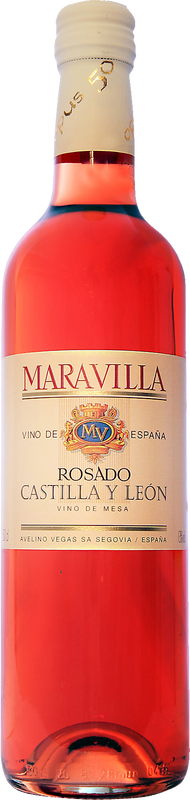 Bottle of Maravilla Rosado Castilla y León VdT from Maravilla