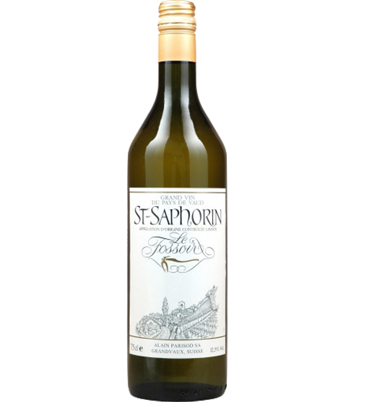 Flasche St-Saphorin Le Fossoir Lavaux AOC von Alain Parisod