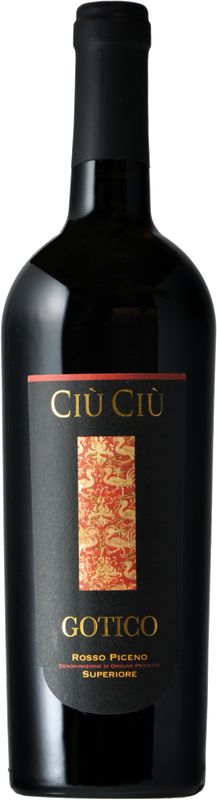 Bottle of Piceno Rosso Superiore Gotico DOC from Ciù Ciù