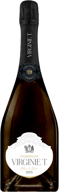 Bottiglia di VIRGINIE T. Blanc de Noirs Champagne AOC di Les Domaines Virginie