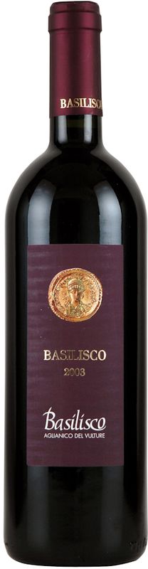 Bottiglia di Basilisco Aglianico del Vulture DOC di Basilisco