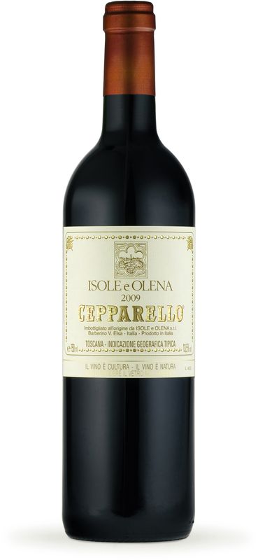 Bouteille de Cepparello IGT Rosso Toscana de Isole e Olena