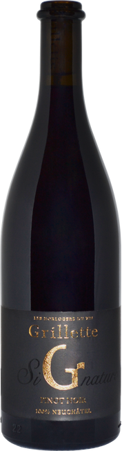 Image of Grillette Domaine De Cressier Signature Pinot Noir Neuchatel AOC - 75cl - Neuenburg, Schweiz bei Flaschenpost.ch