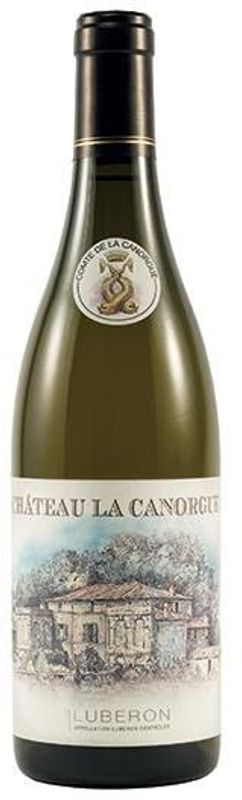 Bottle of Cotes du Luberon Blanc AOC from Château la Canorgue