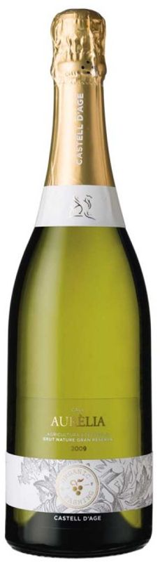 Bouteille de Cava Aurelia Brut Nature Gran Reserva de Castell D'age