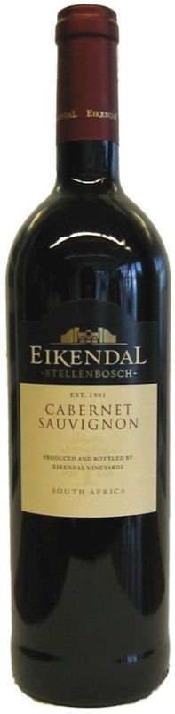 Bottle of Cabernet Sauvignon from Eikendal